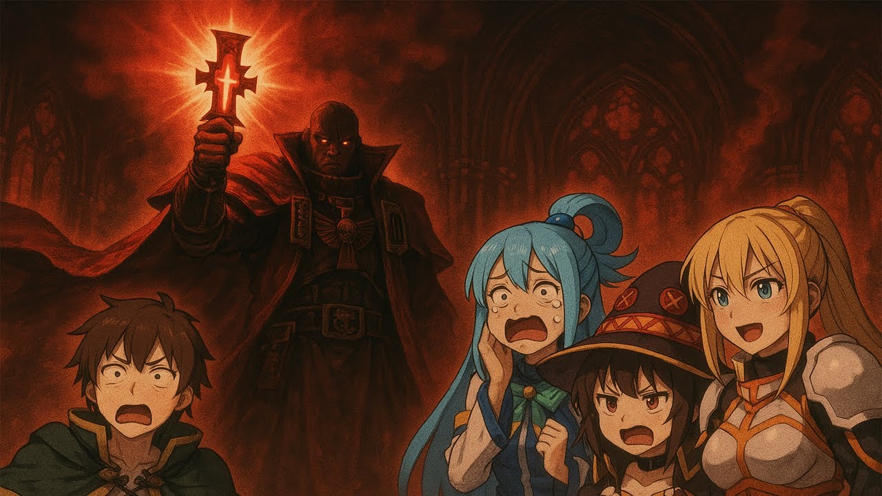 What If Satou Kazuma’s Party (Konosuba) Accidentally Broke Into Warhammer 40K?