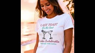 Beach Day + Custom Bachelorette Tee = Bride Vibes Activated