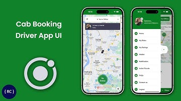 Online Cab Booking Driver App in Ionic App UI | Uber Clone Ionic | Ola Clone