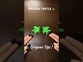 HOW TO MAKE ORIGAMI TURTLE STEP BY STEP | COOL ORIGAMI BEST TURTLE | EASY ORIGAMI ANIMAL TUTORIAL |