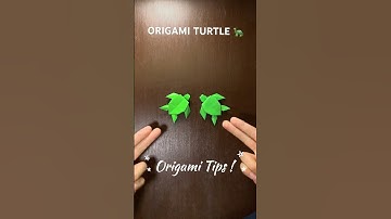 HOW TO MAKE ORIGAMI TURTLE STEP BY STEP | COOL ORIGAMI BEST TURTLE | EASY ORIGAMI ANIMAL TUTORIAL |