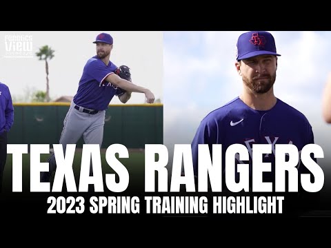 The First Look of Jacob DeGrom in a Texas Rangers Uniform & Throwing at Texas Spring Training