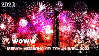 Megahnya kembang api malam tahun baru 2023