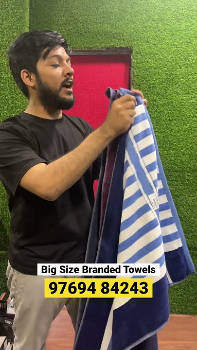 Big Size Branded Towels @₹350 per piece #bathtowel #towelart #towels #beachtowel