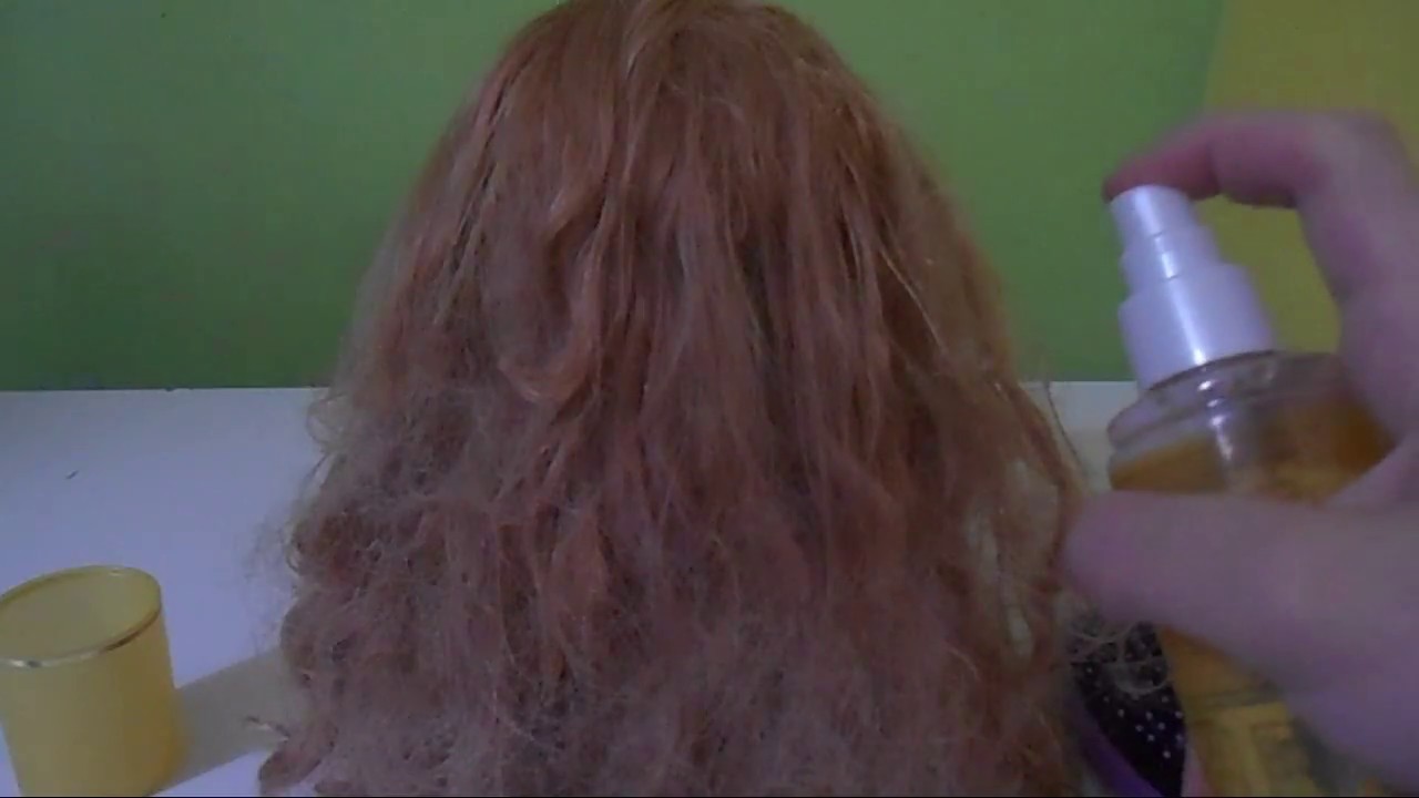 Doll Hair Brushing Detangling ASMR | Intense Spray | No talking | Tapping| Brush✔