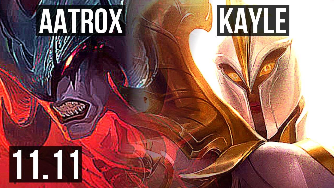 AATROX vs KAYLE (MID) | 12/0/2, 7 solo kills, Legendary, 300+ games