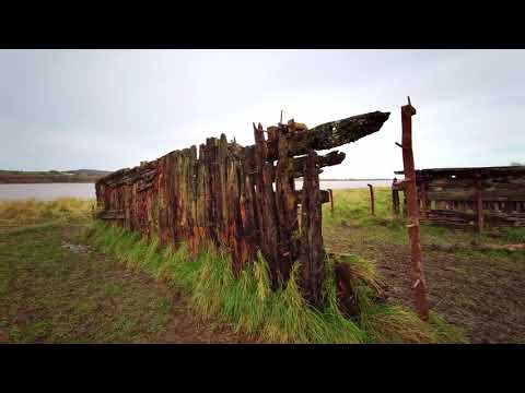 Ship Graveyard | Virtual Run / Walk ASMR | Treadmill Workout Scenery | Purton Hulks, The Cotswolds