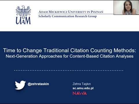 Time to Change Traditional Citation Counting Methods [Dr. Zehra Taşkın]