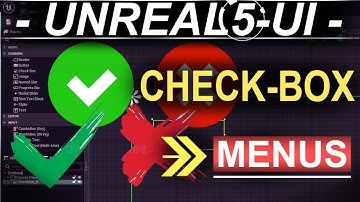 Unreal-5 Menu UI:  CHECK-BOXES Explained (60 SECONDS!!)