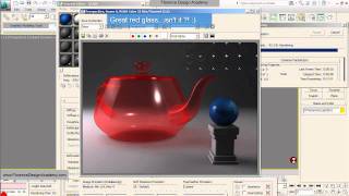 3D Studio Max Material Editor Glass Tutorial