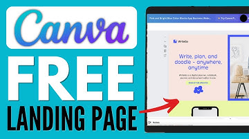 How to Create a FREE Landing Page With Canva 2023
