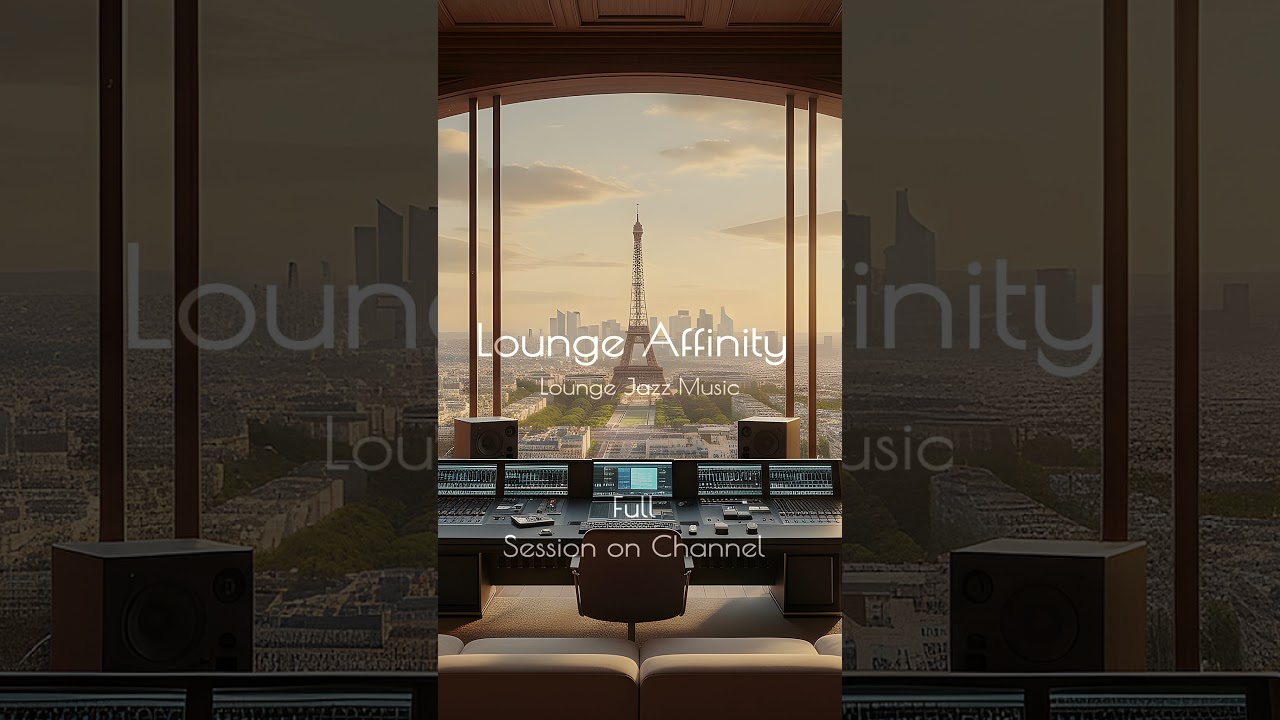 Eiffel Tower View Lounge Jazz – Calm Background Music & Deep Focus | Lounge Affinity 
