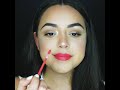 Liquid to matte lipstick tutorial