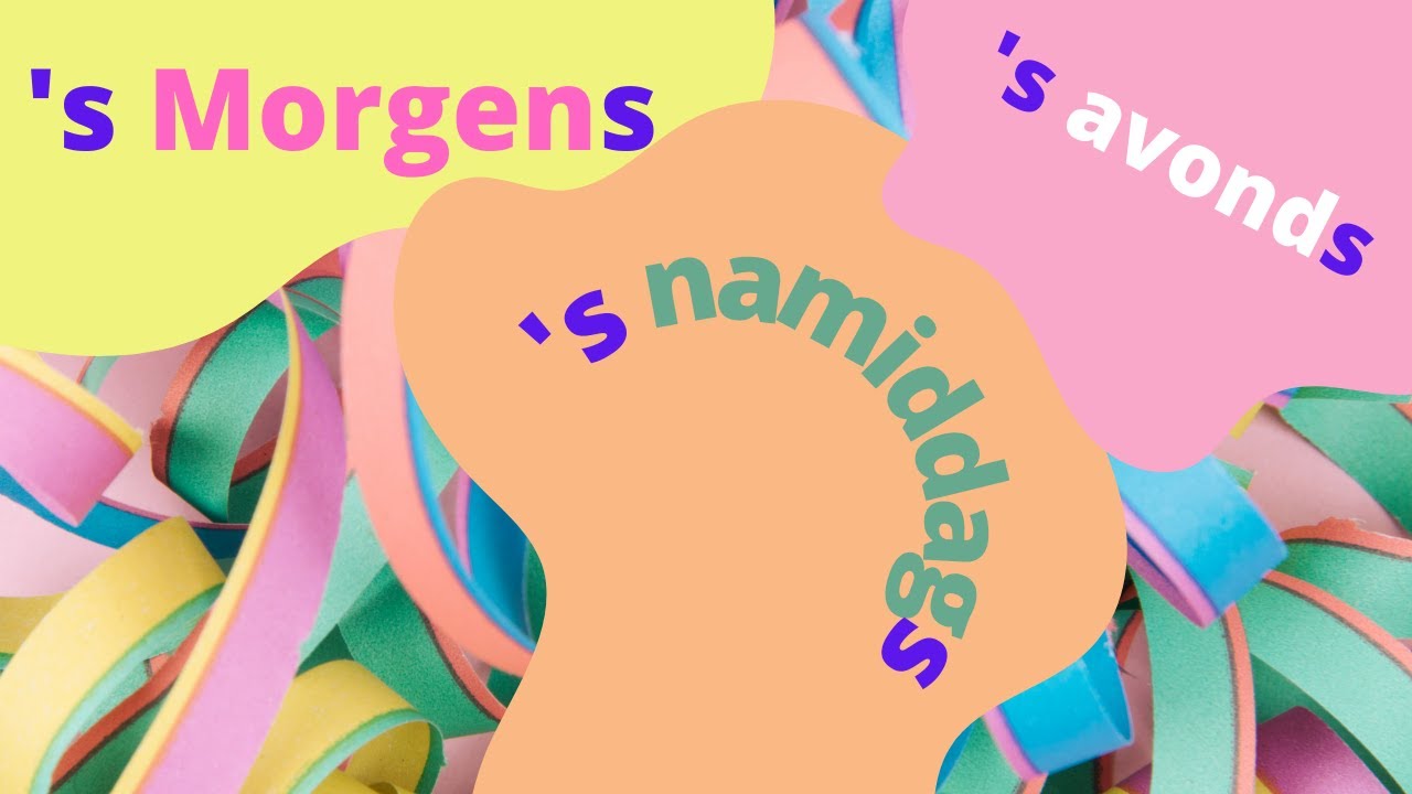 NEDERLANDS 's Morgens etc. - YouTube