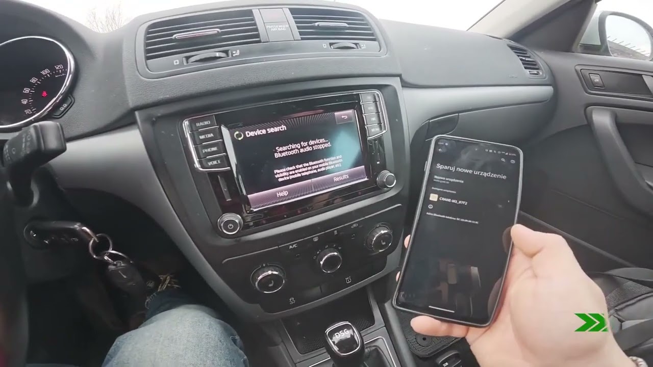 SKODA Yeti – Come collegare lo smartphone via Bluetooth