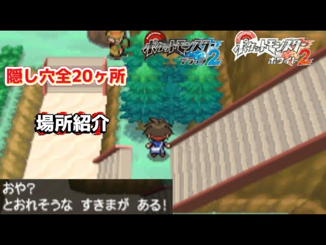 Introducing all 20 hidden caves [Pokemon BW2] #Vertical - YouTube