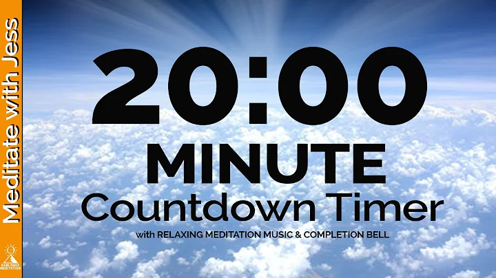 20 Minute MEDITATION Countdown Timer QUIET YOUR MIND with Relaxing Music & Completion Bell