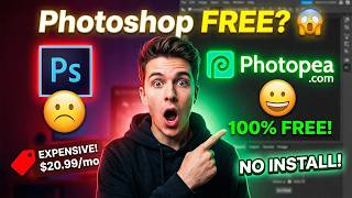 Adobe Photoshop Alternative FREE 🔥 | Photopea Full Tutorial 2026 (No Download, Free Photo Editor) screenshot 5