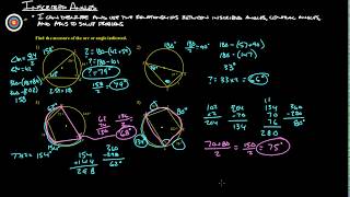 25-2 Inscribed Angles