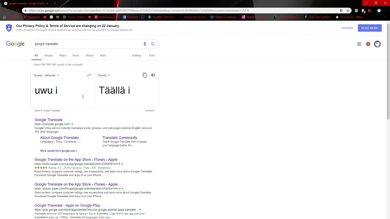 google-kääntäjä