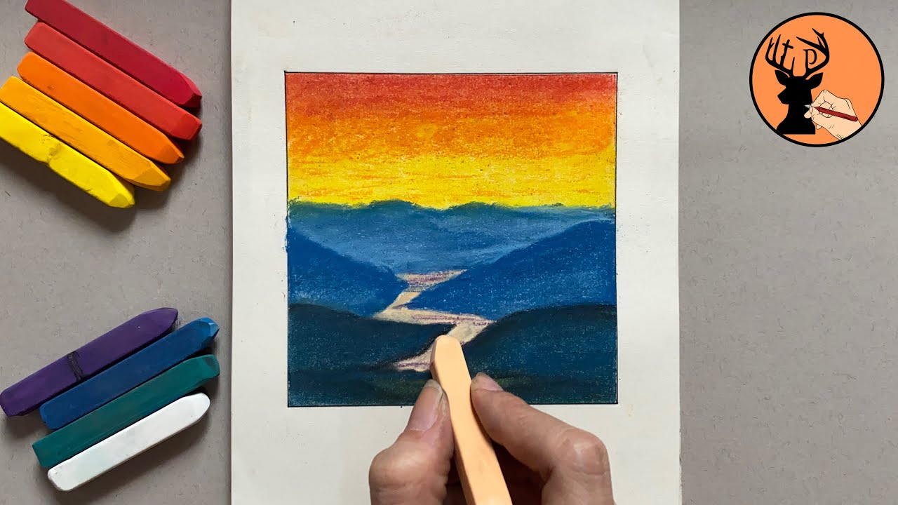 Mountain Landscape Painting How To Paint Mountain Landscape With Soft