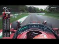 Leclerc spins and hits the wall - front wing is damaged (Imola GP 2022)