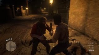 Arthur Morgan vs. 150 dock workers!!