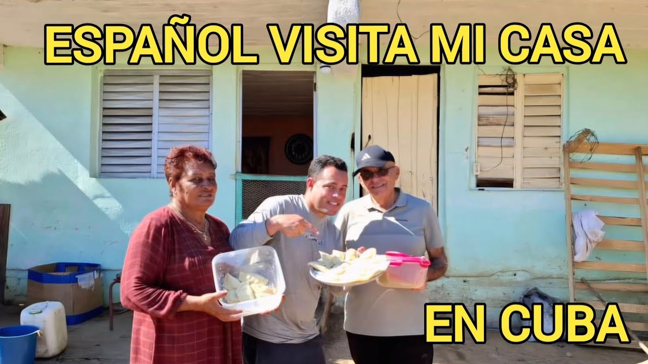 Suscriptor de España me sorprende este día en mi Casa en Cuba.