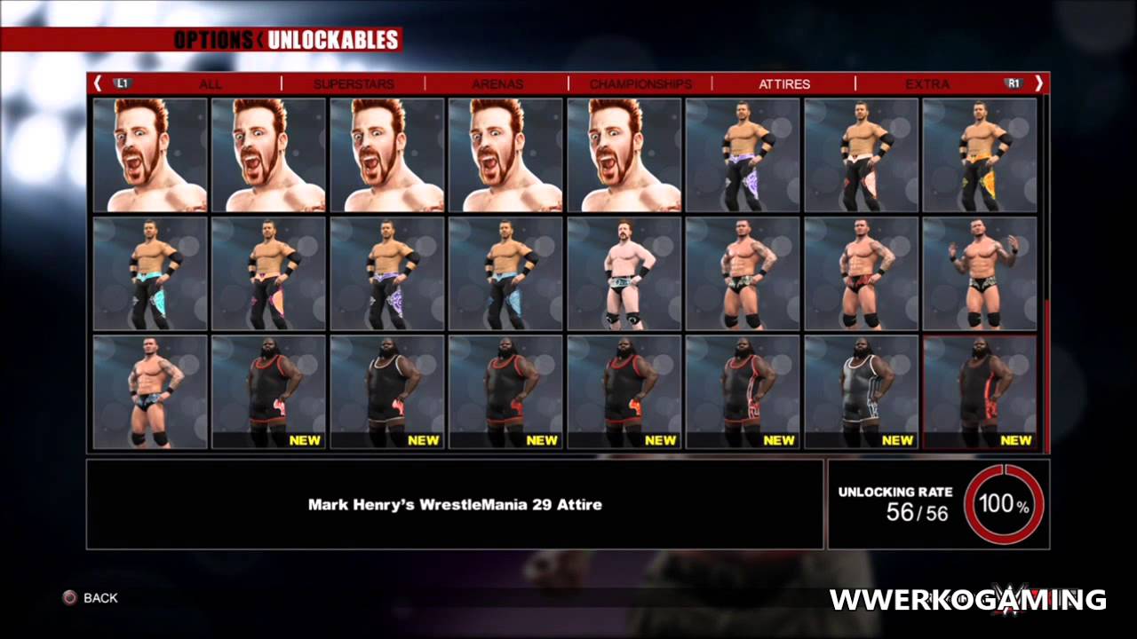 wwe 2k20 unlockables