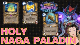 Myrmidon is just what Holy Naga Paladin Needed! | Paladin Deck | Hearthstone Throne Of The Tides
