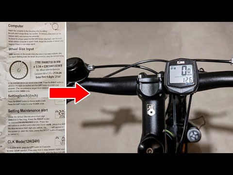 How to install wired speedometer bike / Como instalar velocimetro com fio na bike / Lifekaki @LifeKaki