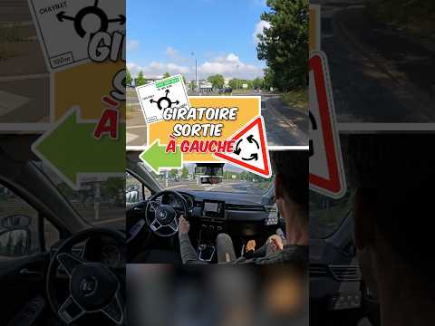 Giratoire Sortie à Gauche Autoecole Permisdeconduire Giratoire 