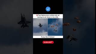 Caught on Camera: Mid-Air Collision! 🚨 #shorts #viral #usa #news #aviation #crash #trending