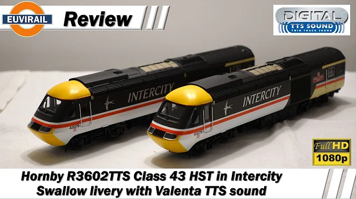 Review: Hornby Class 43 R3602TTS HST High Speed Train in Intercity Swallow livery Valenta TTS sound