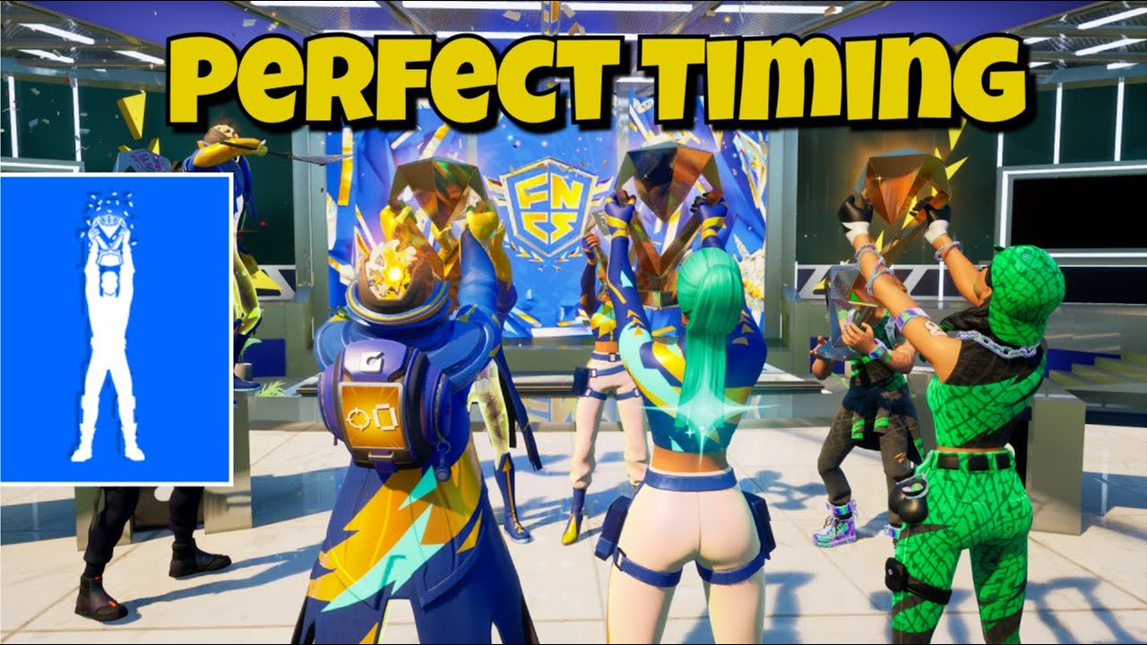 Fortnite Perfect Timing - Victory Trophy (FNCS Emote 🏆)