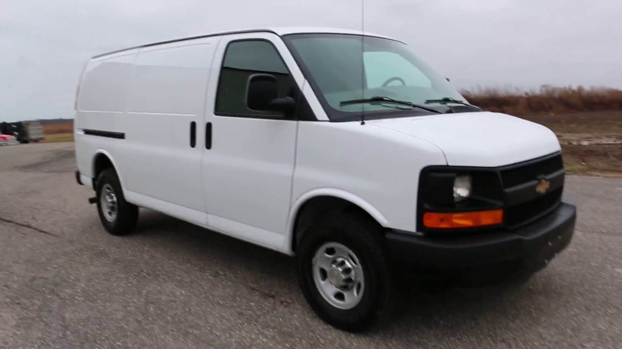 used chevy work van