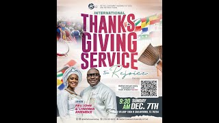 INTERNATIONAL THANKSGIVING SERVICE | REV. JOHN ANIEMEKE | 12.07.2025
