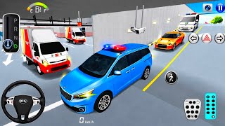 Police Kia Carnival 🚓 vs Pickup 🛻 😱 | CRAZY Ambulance 🚑 Underground Parking 🔥 | 3D Driving Class screenshot 2