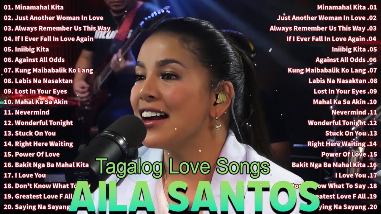 Aila Santos Tagalog Love Song | Aila Santos Cover Slow Rock Love Song | Minamahal Kita, Never Mind