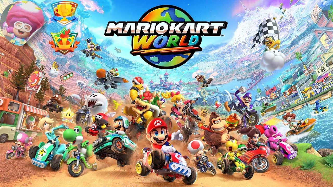 Toadette Kart World // Full Game 100% Walkthrough (Grand Prix & Knockout Tour - 150cc)
