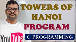 59 - TOWERS OF HANOI PROBLEM - C PROGRAMMING screenshot 3