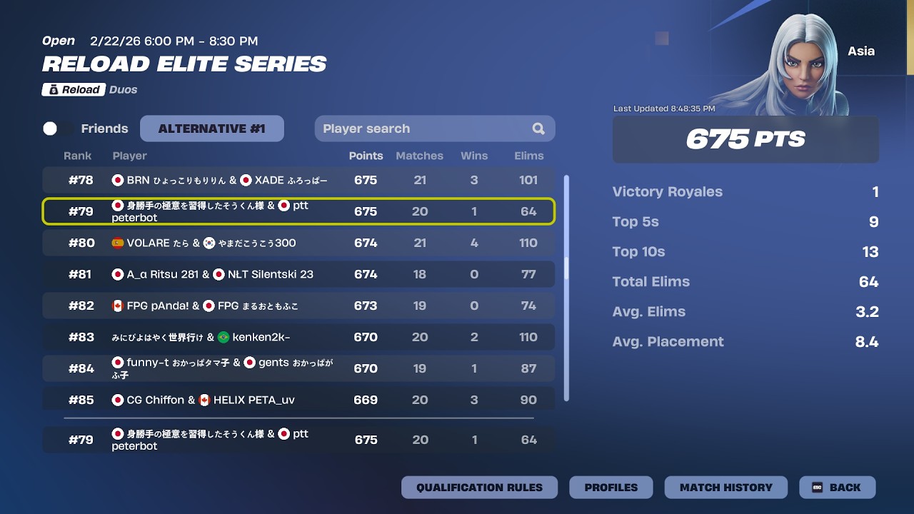 EWCプレイイン予選突破！ヒート確定！