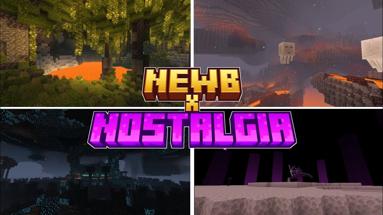 Newb X Nostalgia - Minecraft Shaders (Link MediaFire) - YouTube