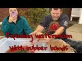 EXPLODING WATERMELON WITH RUBBERBANDS!//SO FUNNY