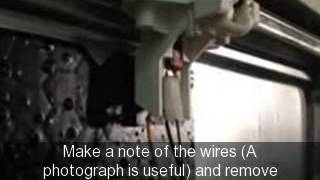 How to change the door latch/catch on a dishwasher
