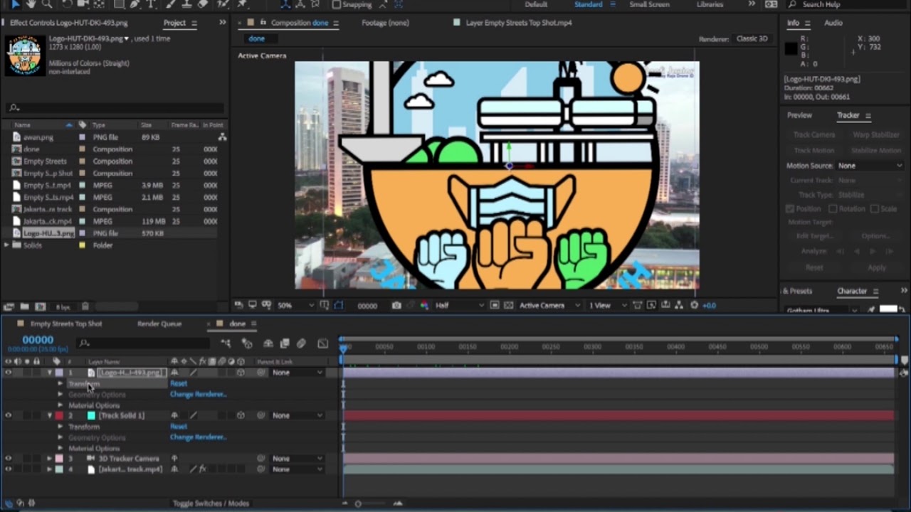 After Effects Tutorial Camera Tracking - YouTube