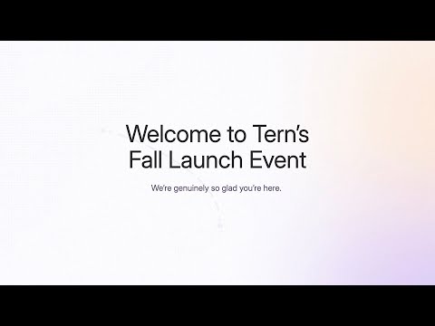 Tern Fall Release Event 2025 - video from Tern