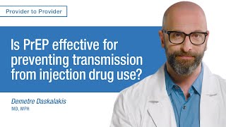 Is PrEP effective for preventing transmission from injection drug use?