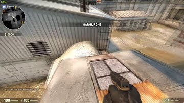 Counter Strike Global Offensive - How to do the cache strafe jump into mid from boost