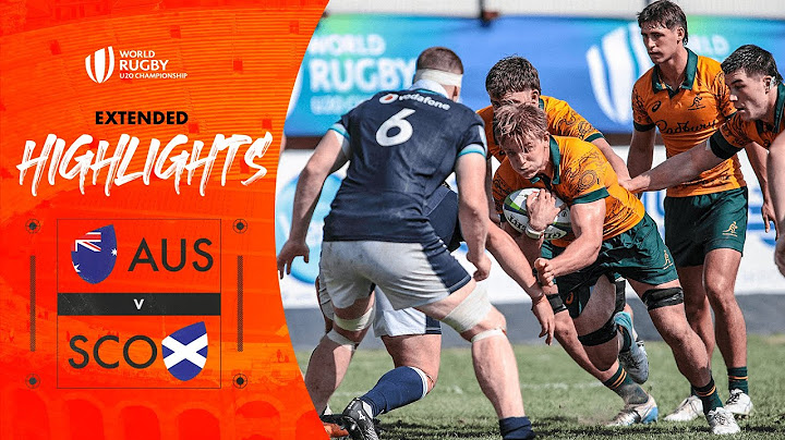 Australia RECOVER | Australia v Scotland | World Rugby U20 Championship 2025 Extended Highlights